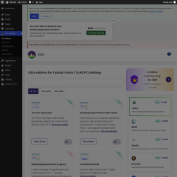 Page screenshot: CF7 Addons