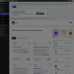 Page screenshot: CF7 Addons