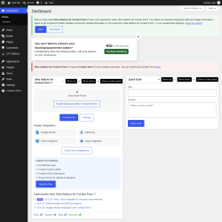 Page screenshot: Dashboard &lsaquo; Test site &mdash; WordPress