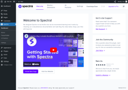 Page screenshot: Spectra
