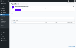 Page screenshot: Spectra → Popup Builder