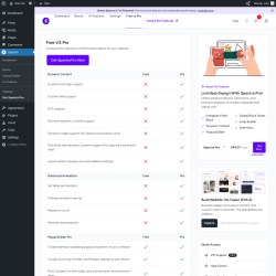 Page screenshot: Spectra &rarr; Get Spectra Pro