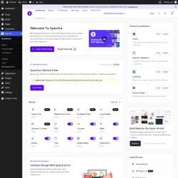 Page screenshot: Spectra