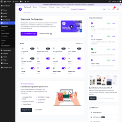 Page screenshot: Spectra