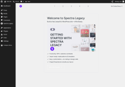 Page screenshot: Spectra Legacy Onboarding