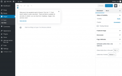 Page screenshot: Add New Page &lsaquo; Test site &mdash; WordPress