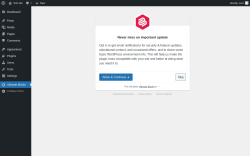 Page screenshot: Ultimate Blocks Settings ‹ Test site — WordPress