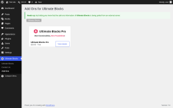 Page screenshot: Ultimate Blocks &rarr; Add-Ons