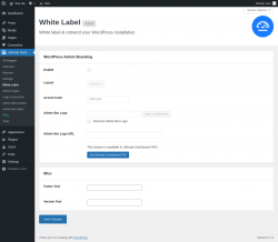Page screenshot: Ultimate Dash&hellip; &rarr; White Label