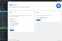 Page screenshot: Ultimate Dash… → Tools