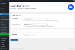 Page screenshot: Ultimate Dash… → Login Redirect