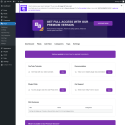 Page screenshot: FAQs
