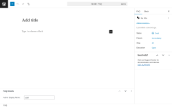 Page screenshot: FAQs → Add New FAQ