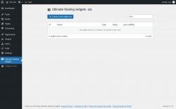 Page screenshot: Ultimate floating widgets