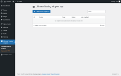Page screenshot: Ultimate floating widgets