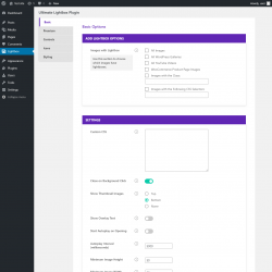 Page screenshot: Lightbox