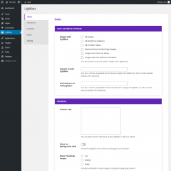Page screenshot: Lightbox
