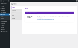 Page screenshot: Lightbox