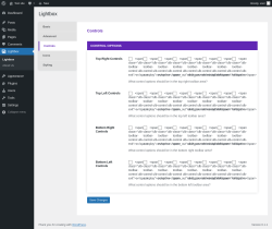 Page screenshot: Lightbox &rarr; Controls
