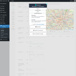Page screenshot: Ultimate Maps by Supsystic &rarr; Add Map &rarr; 
							
								
								Markers																											
											New										
																								
						