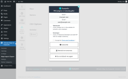 Page screenshot: Ultimate Maps by Supsystic &rarr; Maps Import / Export