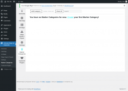 Page screenshot: Ultimate Maps by Supsystic &rarr; Marker Categories