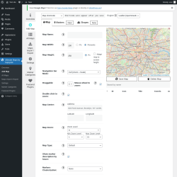 Page screenshot: Ultimate Maps by Supsystic &rarr; Add Map