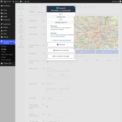 Page screenshot: Ultimate Maps by Supsystic &rarr; Add Map &rarr; 
							
								
								Markers																											
											New										
																								
						