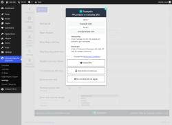 Page screenshot: Ultimate Maps by Supsystic &rarr; Settings