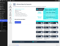 Page screenshot: Ultimate Maps by Supsystic &rarr; Overview