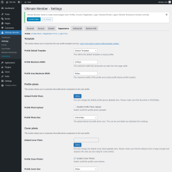 Page screenshot: Ultimate Member &rarr; Settings &rarr; Appearance