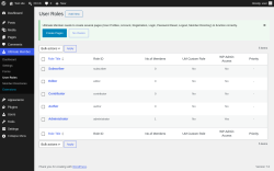 Page screenshot: Ultimate Member &rarr; User Roles