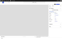 Page screenshot: Add Post &lsaquo; Test site &mdash; WordPress