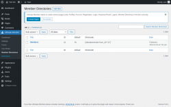 Page screenshot: Ultimate Member → Member Directories