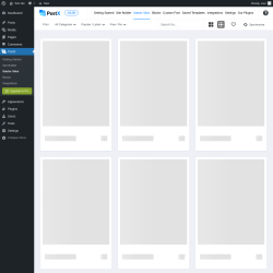 Page screenshot: Appearance → Starter Sites