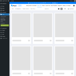 Page screenshot: Appearance → Starter Sites