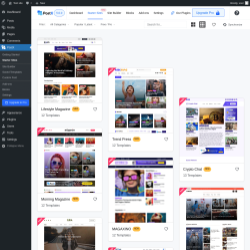 Page screenshot: Appearance → Starter Sites