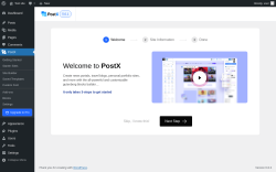 Page screenshot: PostX → Initial Setup