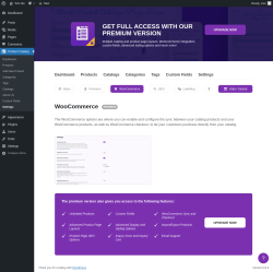 Page screenshot: Product Catalog → Settings → WooCommerce