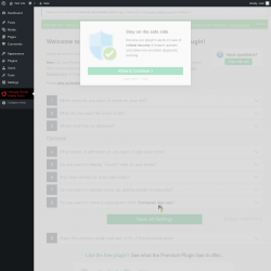 Page screenshot: Ultimate Social Media Icons &lsaquo; Test site &mdash; WordPress