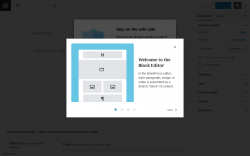 Page screenshot: Add New Post &lsaquo; Test site &mdash; WordPress