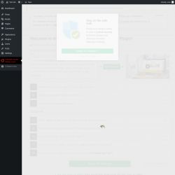 Page screenshot: Ultimate Social Media Icons &lsaquo; Test site &mdash; WordPress