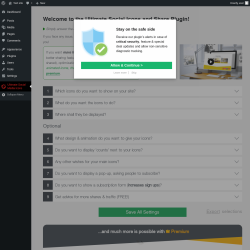 Page screenshot: Ultimate Social Media Icons