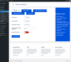 Page screenshot: Settings ‹ Test site — WordPress