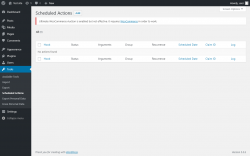 Page screenshot: Tools → Scheduled Actions