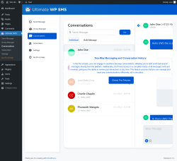 Page screenshot: Ultimate SMS &rarr; Conversations