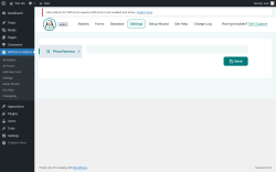 Page screenshot: WPForms Addons &rarr; Settings