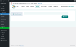 Page screenshot: WPForms Addons &rarr; Settings