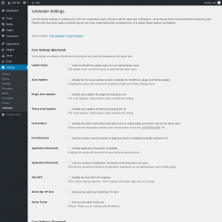 Page screenshot: Settings → Unbloater