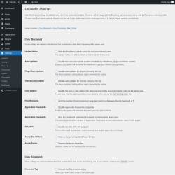 Page screenshot: Settings → Unbloater